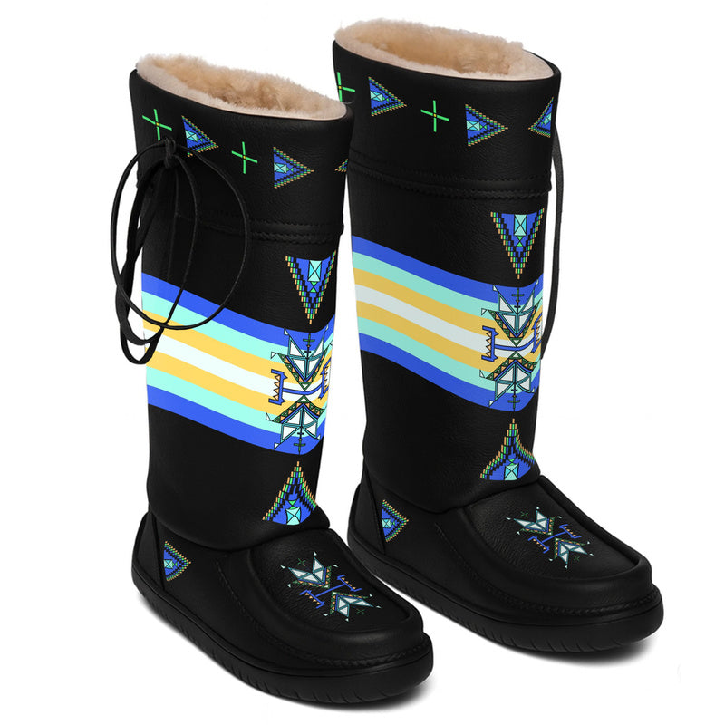Eagle Strike Black Real Leather MoccaLux