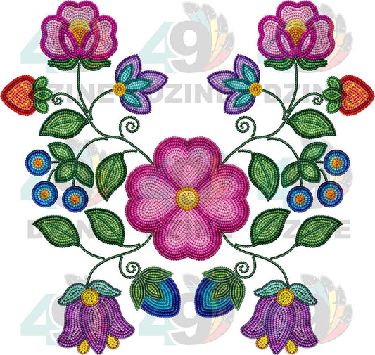 Garden Rhythm Beadwork Style