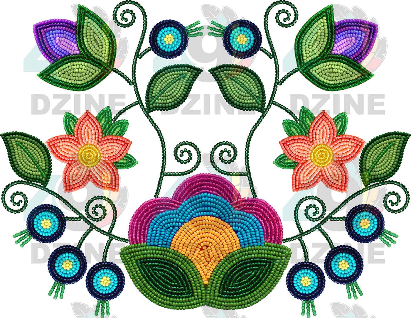 Heritage Harmony Beadwork Style