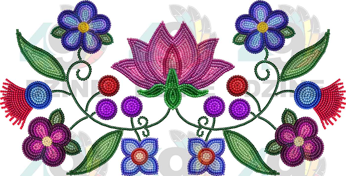 Petal Serenity Beadwork Style