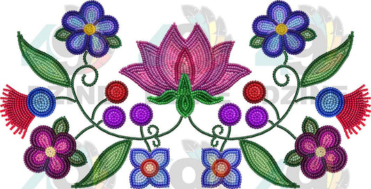 Petal Serenity Beadwork Style