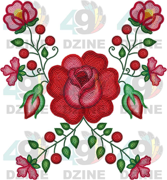 Rose Reverie Beadwork Style