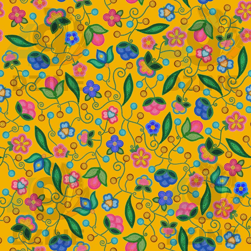 Skyberry Serenade Yellow Fabric