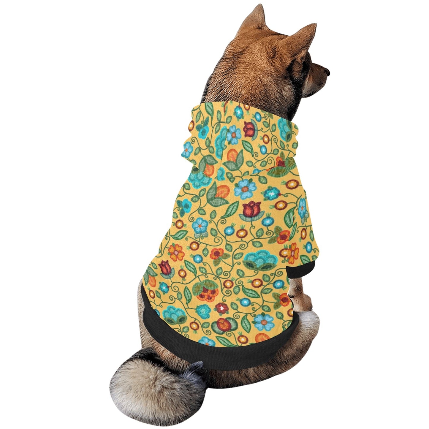 Prairie Fire Petals Honey Pet Hoodie