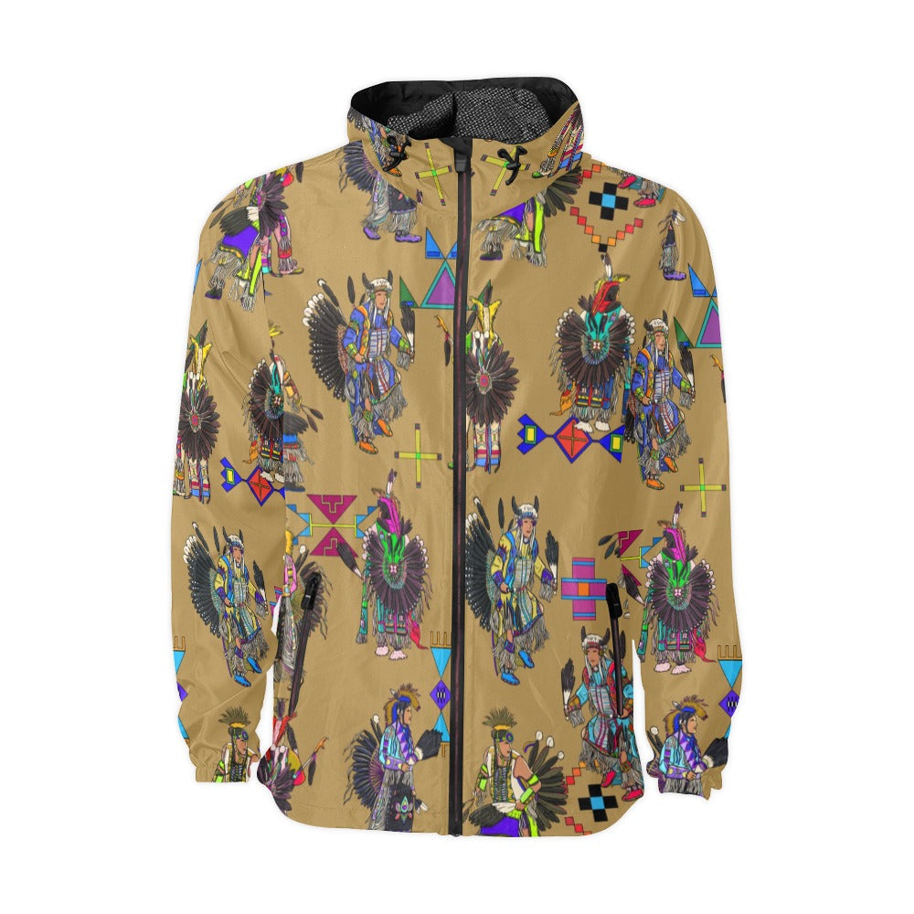 Men's Tradish Dancers Earth Men's Windbreaker