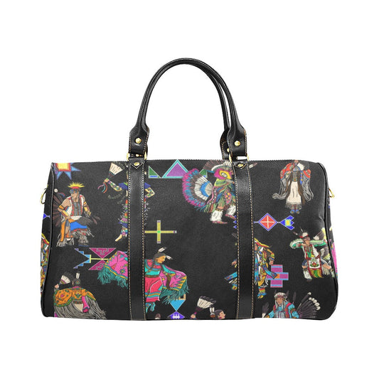 Grand Entry Dancers Black Large Travel Bag