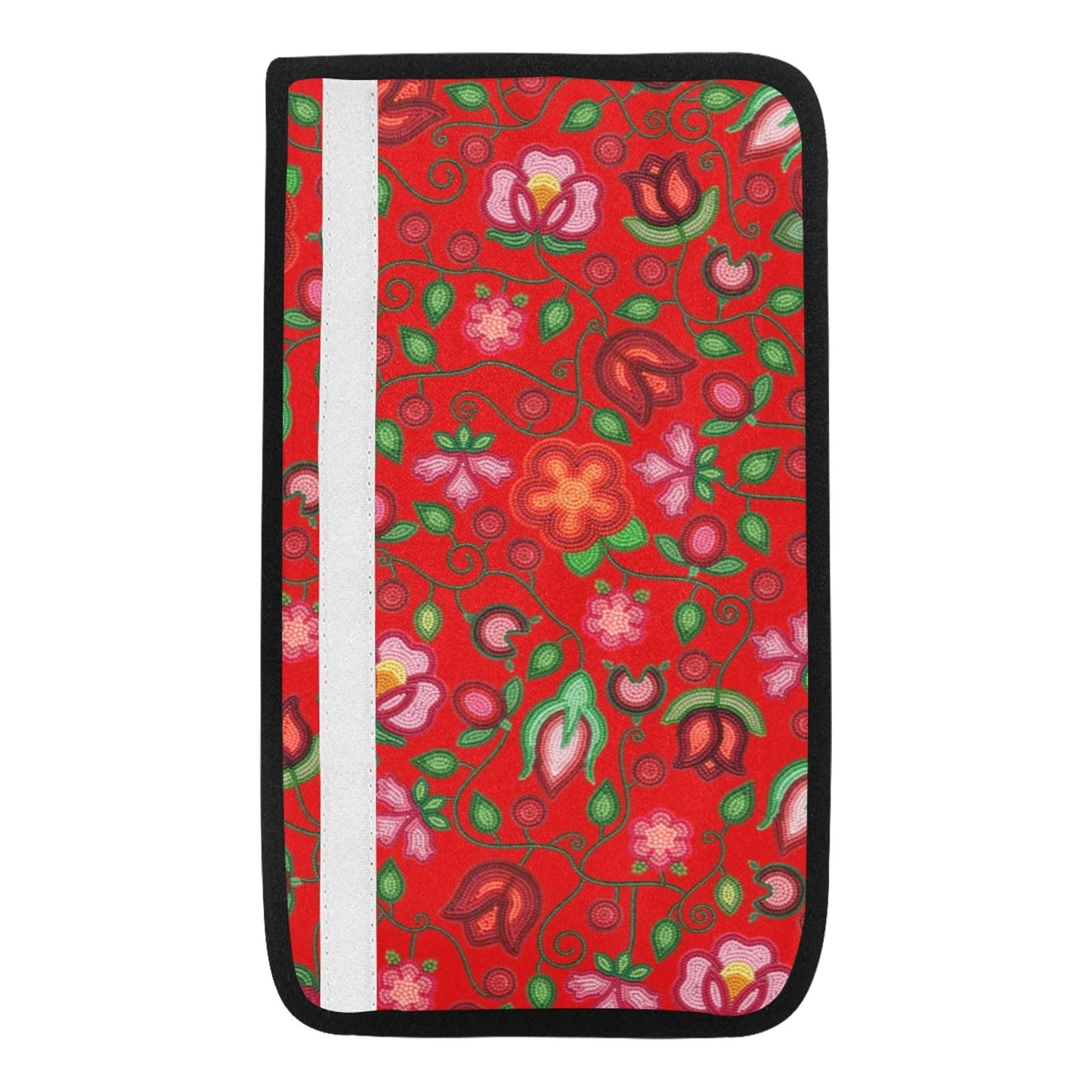 Rose Reverie Red Seat Belt Cover