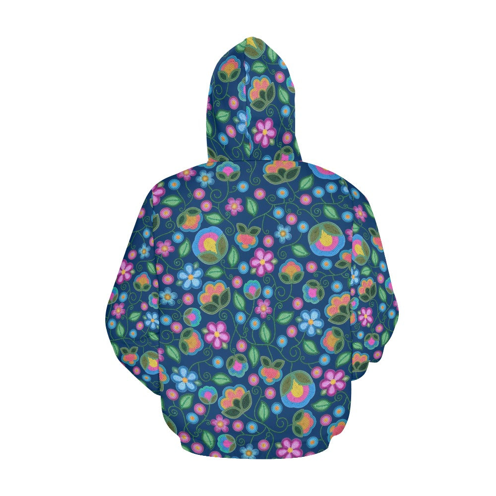 Turquoise Sunbeam Blue Hoodie for Women