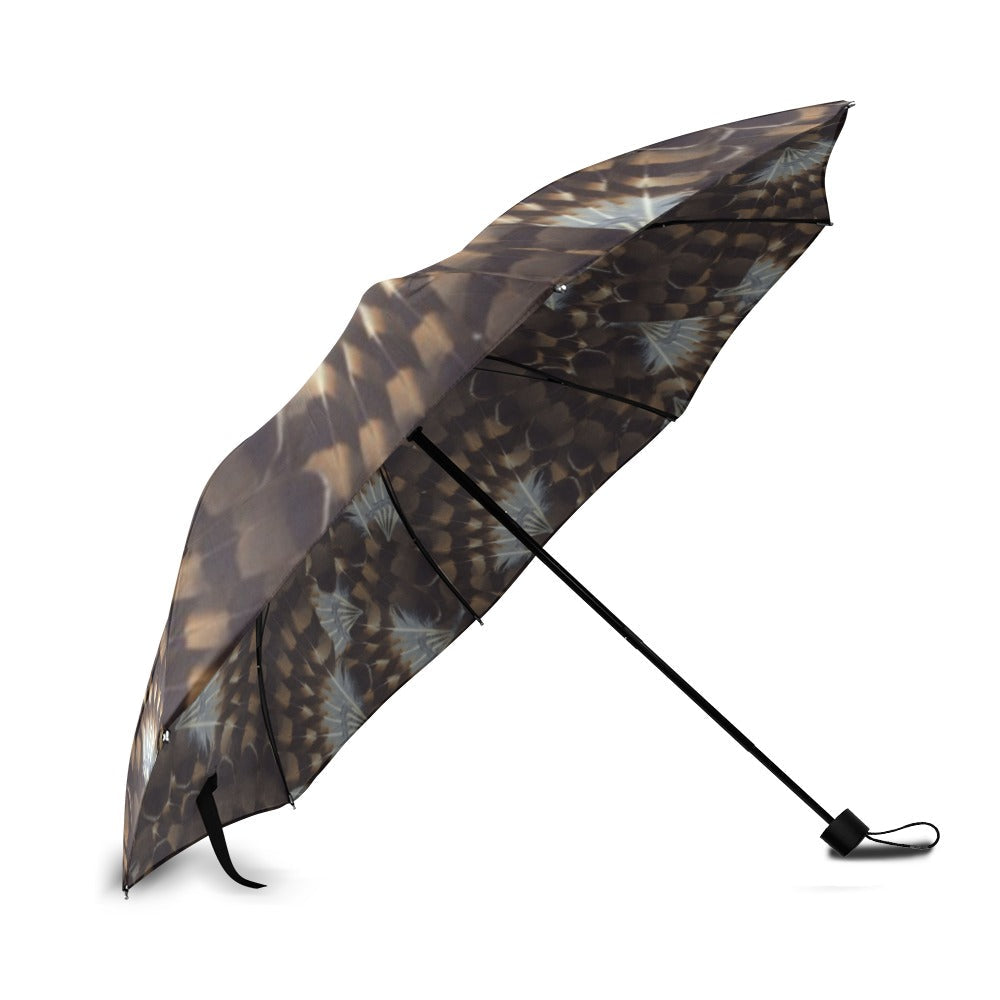 Hawk Feathers Foldable Umbrella
