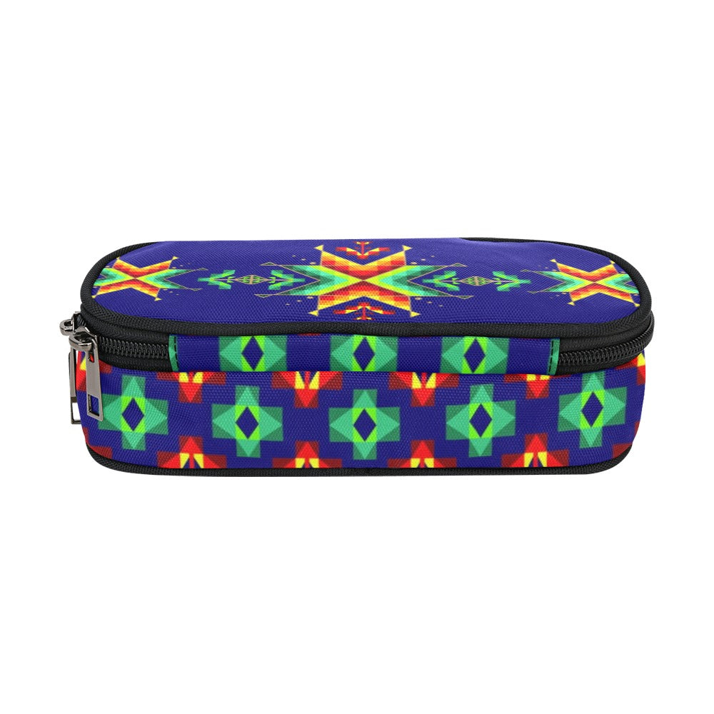 Dreams Of Ancestors Indigo Shade Pencil Pouch