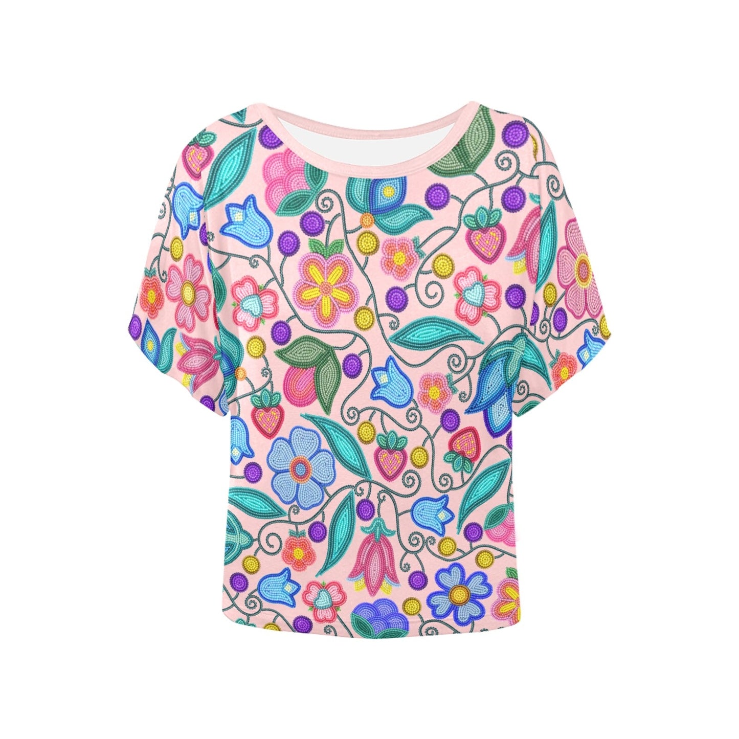Sweet Offering Pink Batwing Blouse