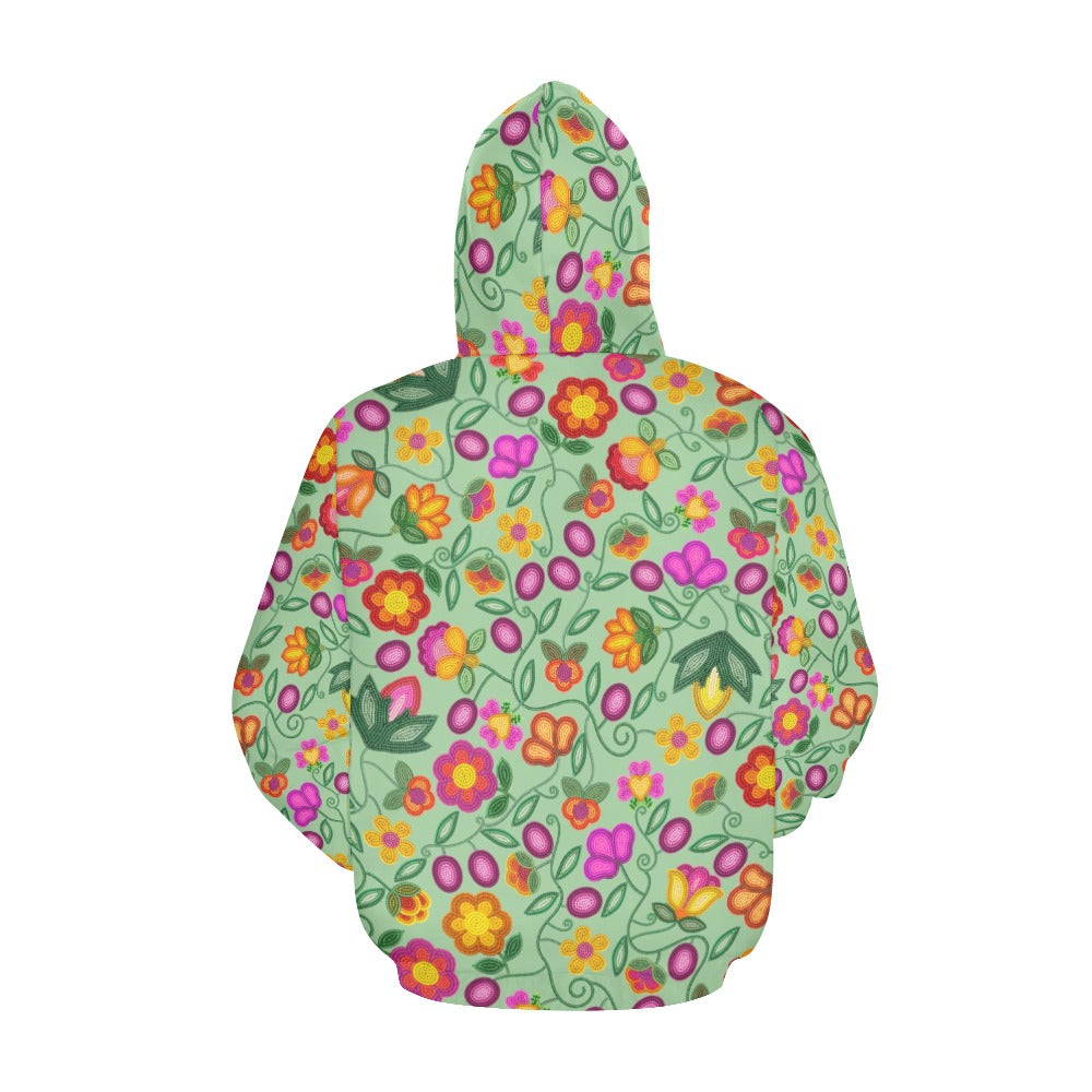 Boreal Bounty Green Hoodie for Women