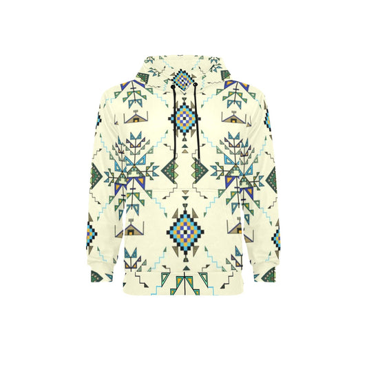 Bear Shield Cream Fleece Hoodie