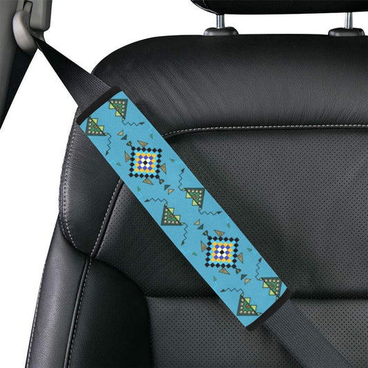 Bear Shield Blue Seat Belt Cover