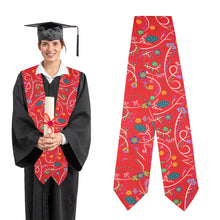 Load image into Gallery viewer, Fresh Fleur Fire Graduation Stole
