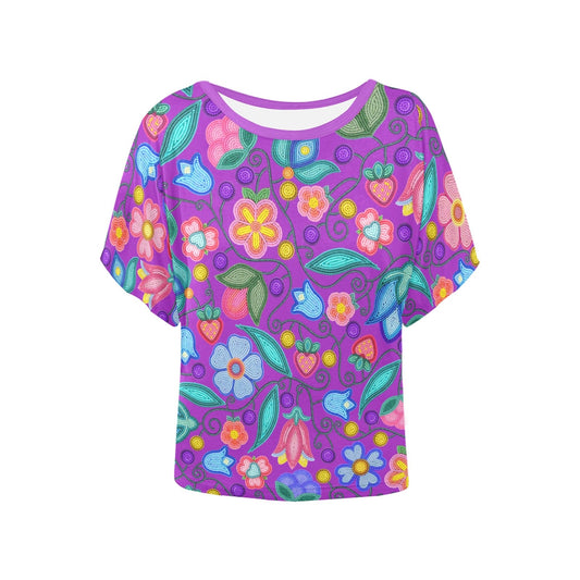 Sweet Offering Purple Batwing Blouse