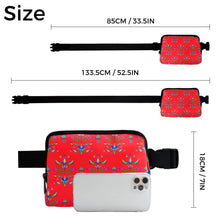 Load image into Gallery viewer, Dakota Damask Red Belt Bag
