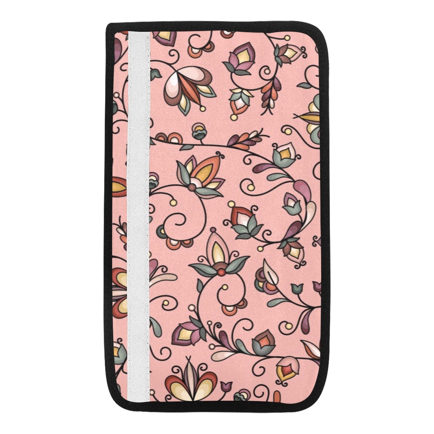 Burnt Sky Petals Peach Seat Belt Cover