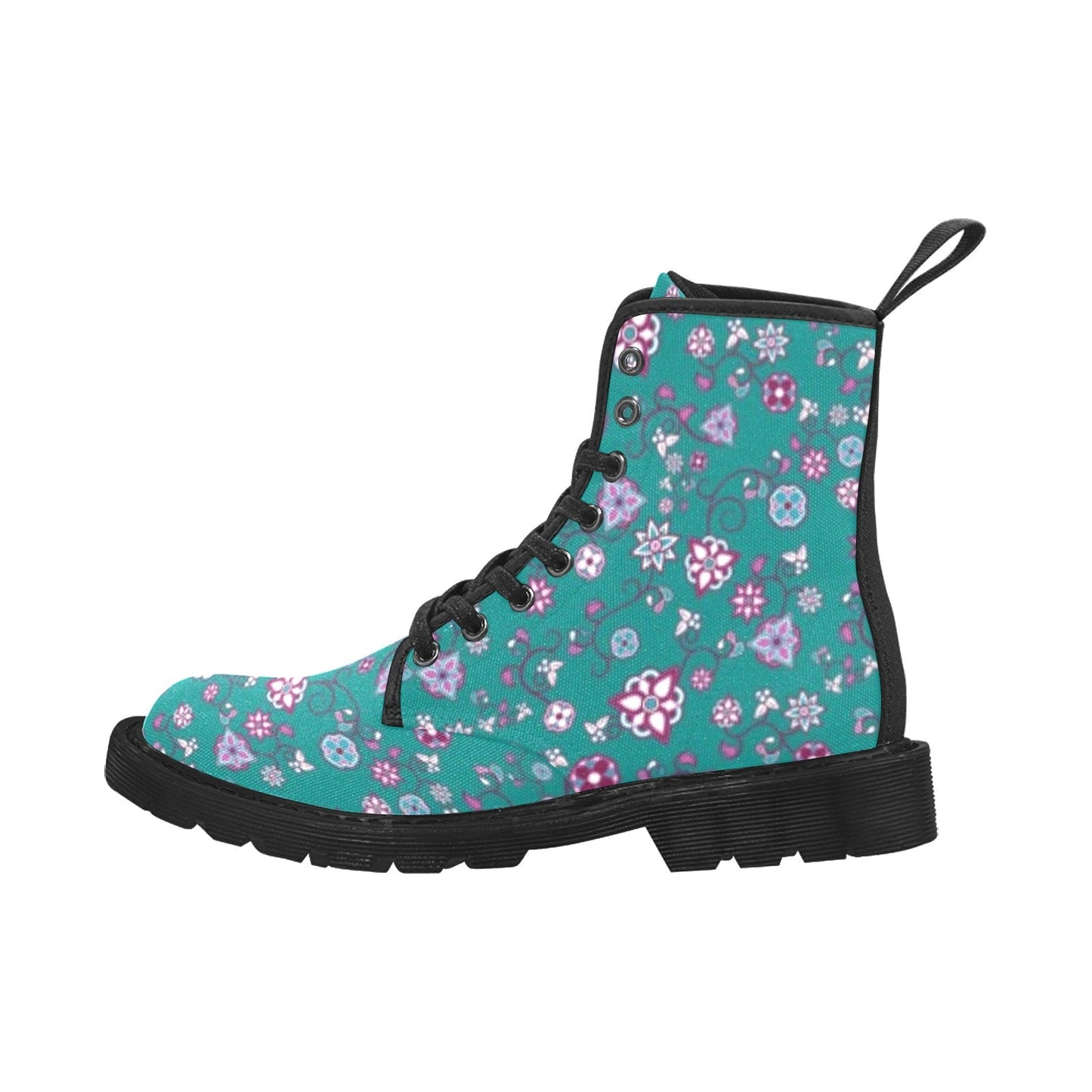Burgundy Bloom Boots