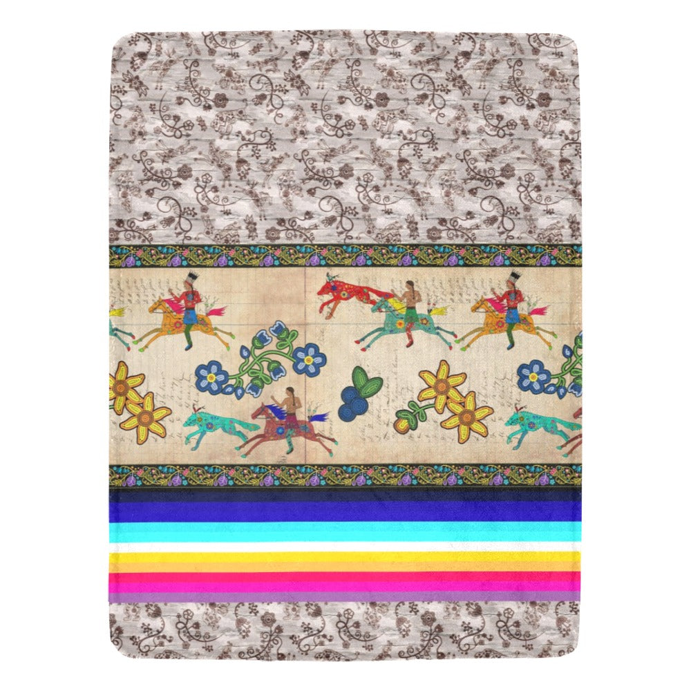 Brothers Race X-Large Micro Fleece Blanket