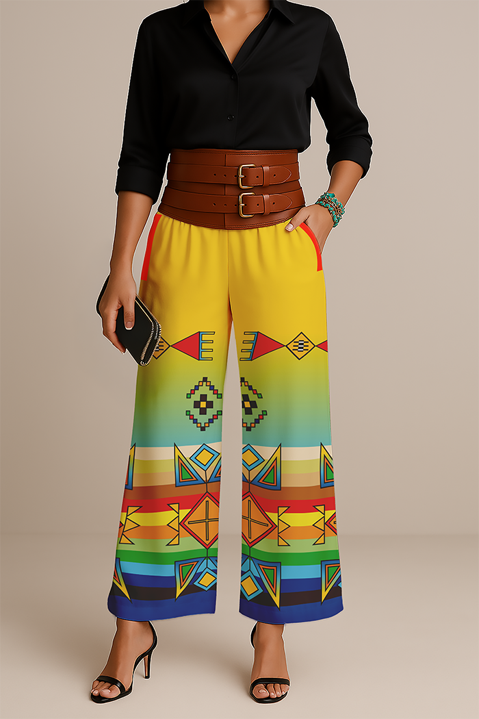 Beaded Starburst Women's Pants