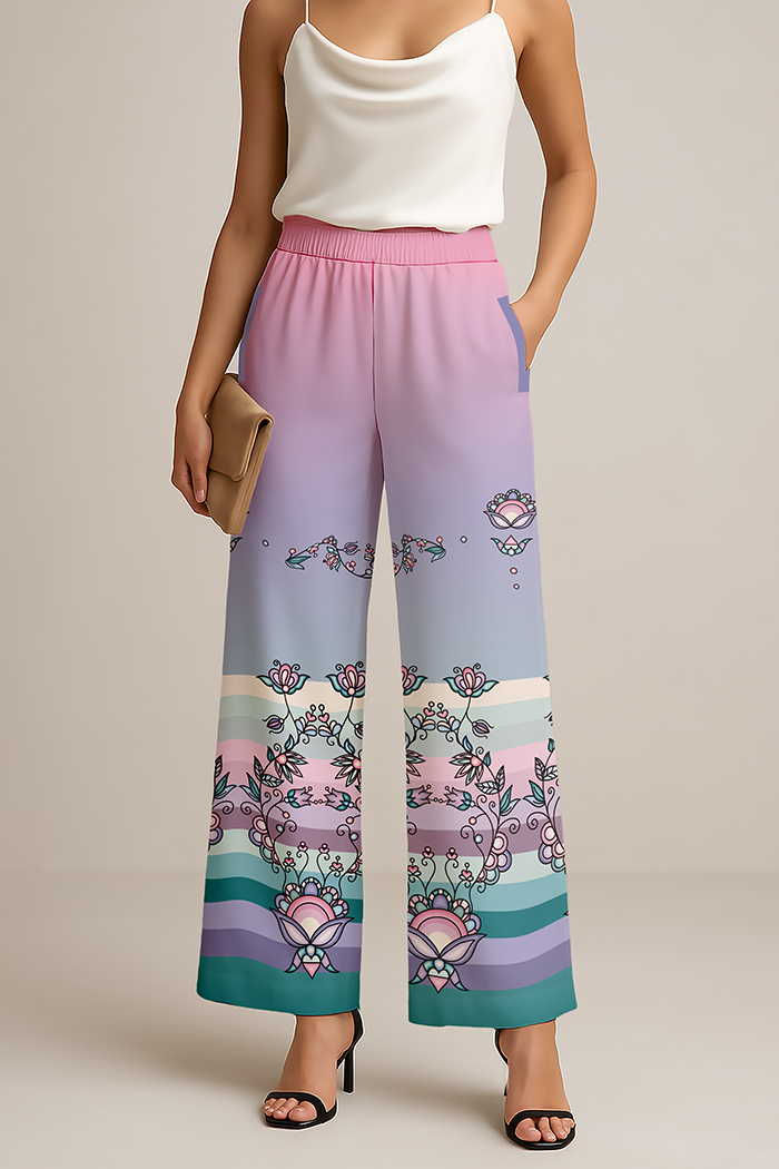 Silver Frostflower Women's Pants