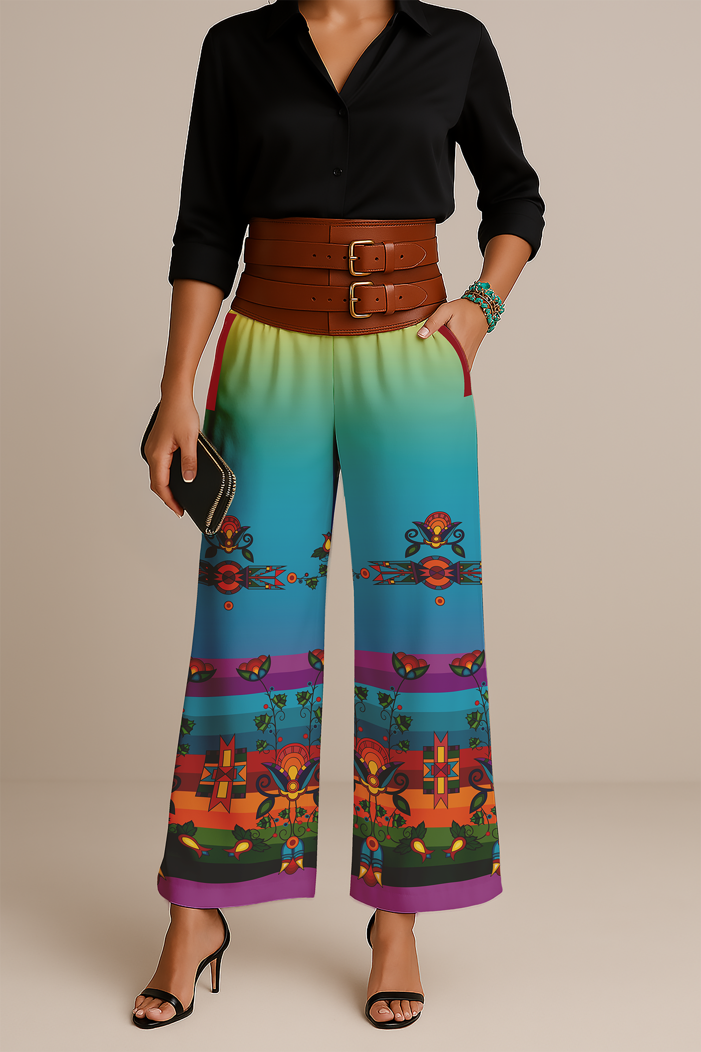 Woodland Floral Women's Pants