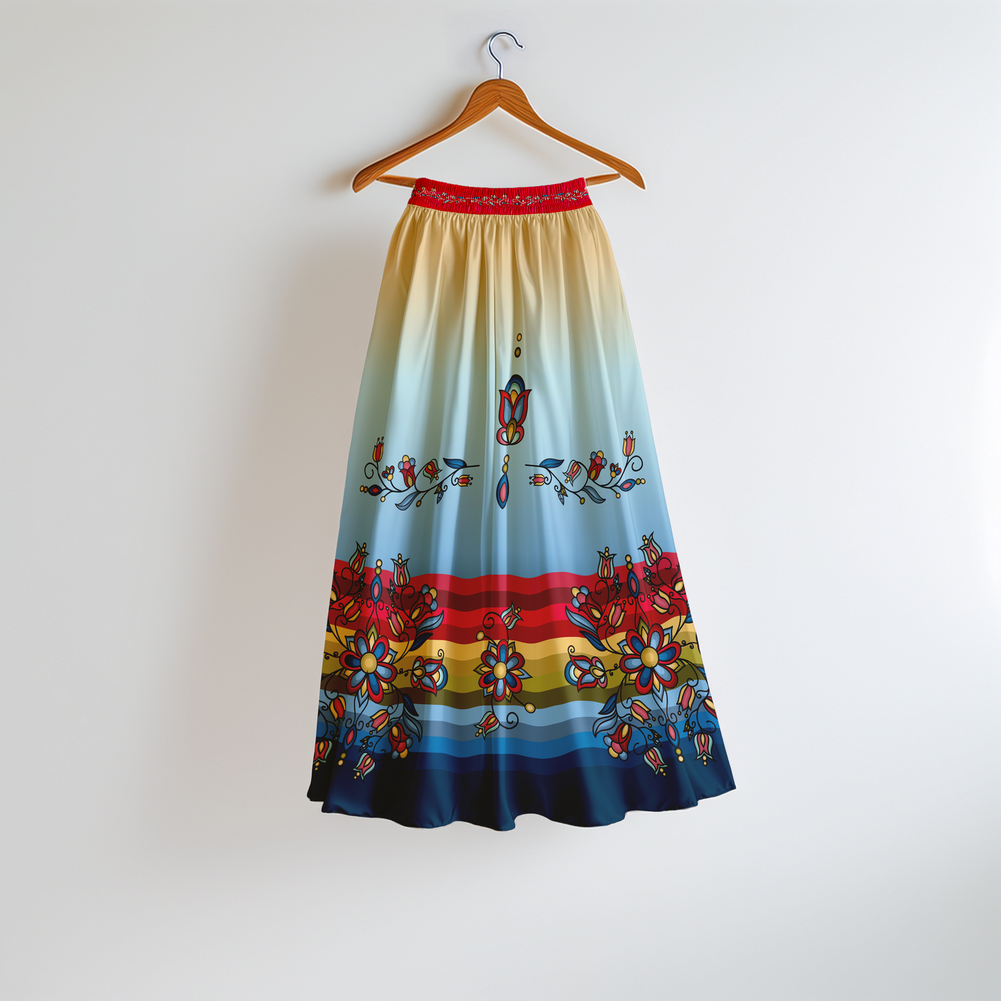 Frozen Petal Cascade Skirt