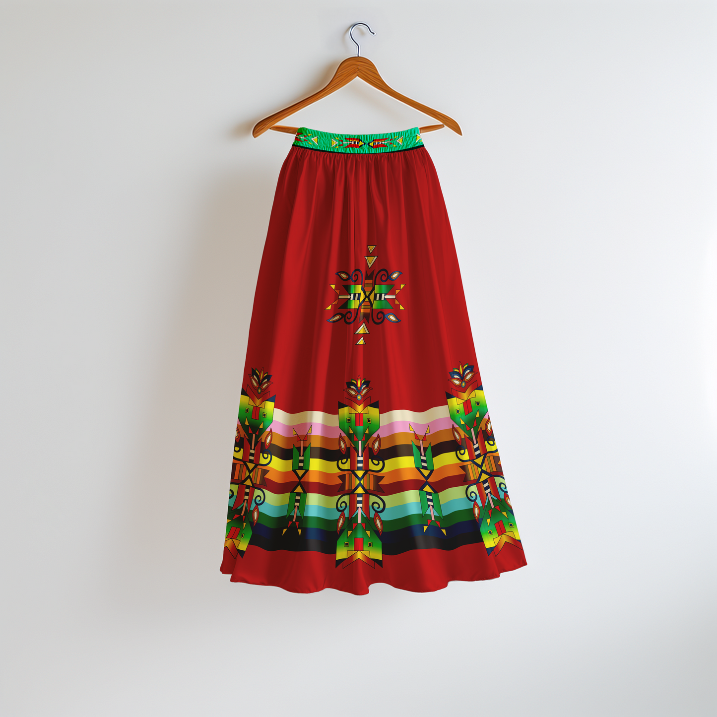 Heritage Tapestry Geometric Skirt