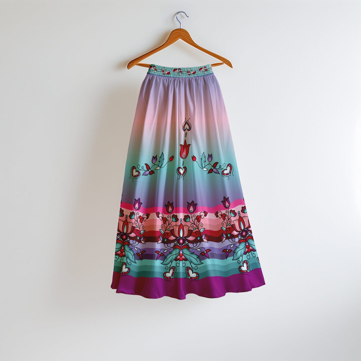 Snowlit Petal Dreams Skirt