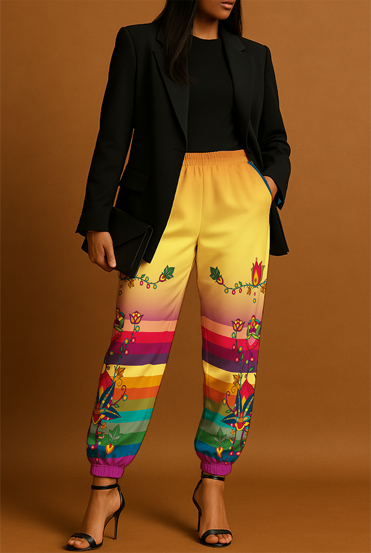 Eternal Blossom Ribbon Jogger