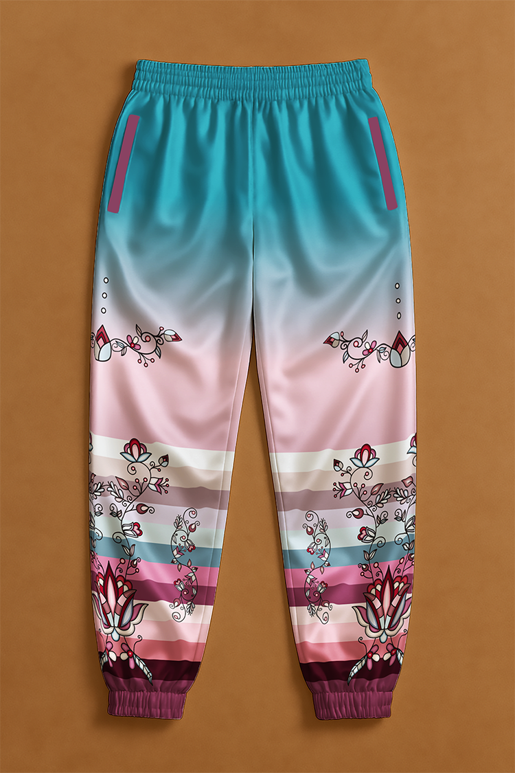 Winter Roseblush Ribbon Jogger