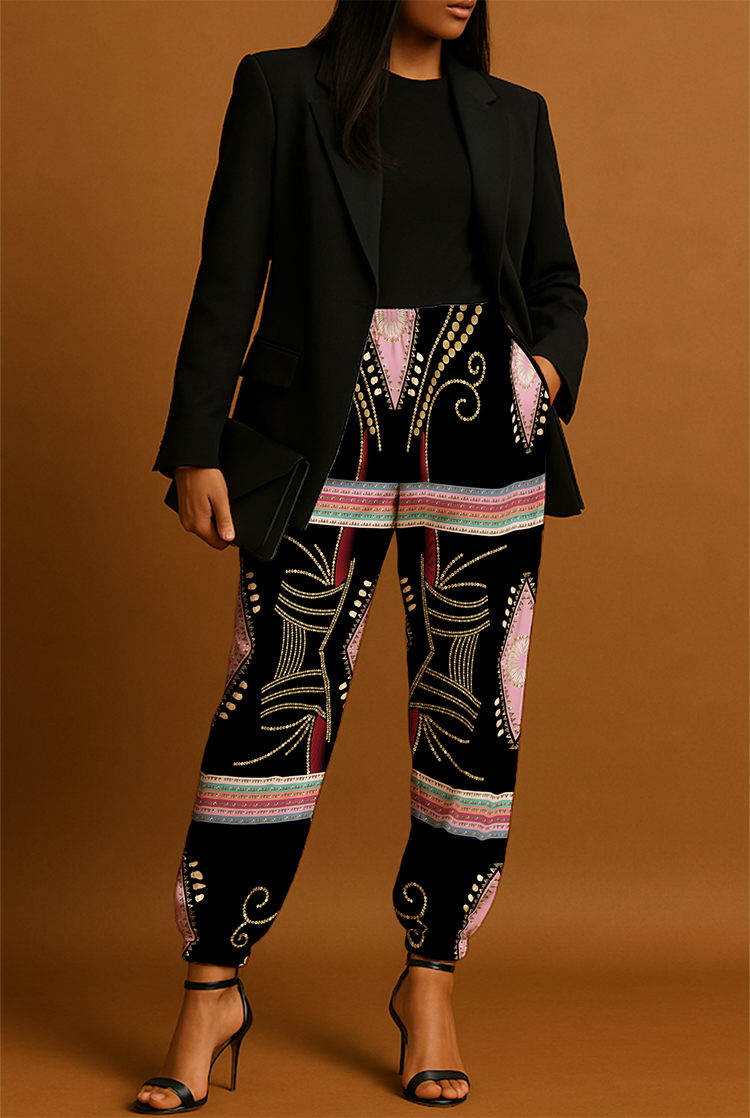 Dreams of Deco Black Jogger