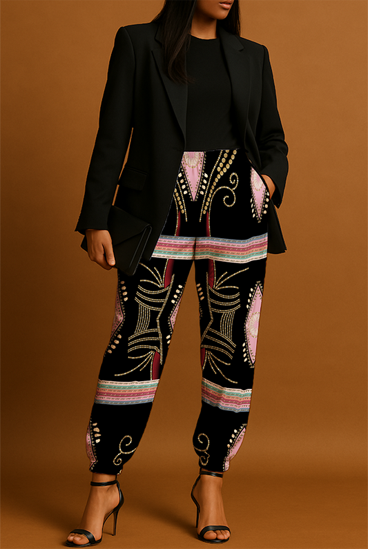 Dreams of Deco Black Jogger