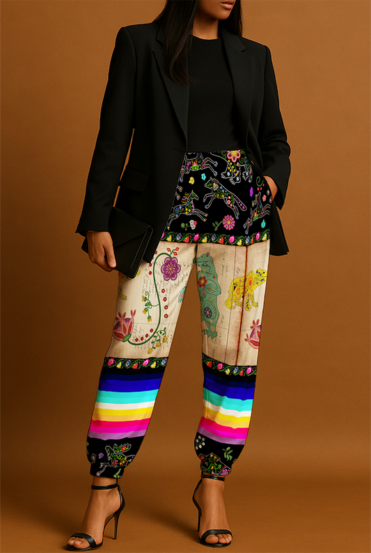 Floral Ledger Bear Jogger