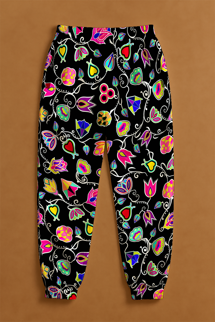Indigenous Paisley Black Jogger