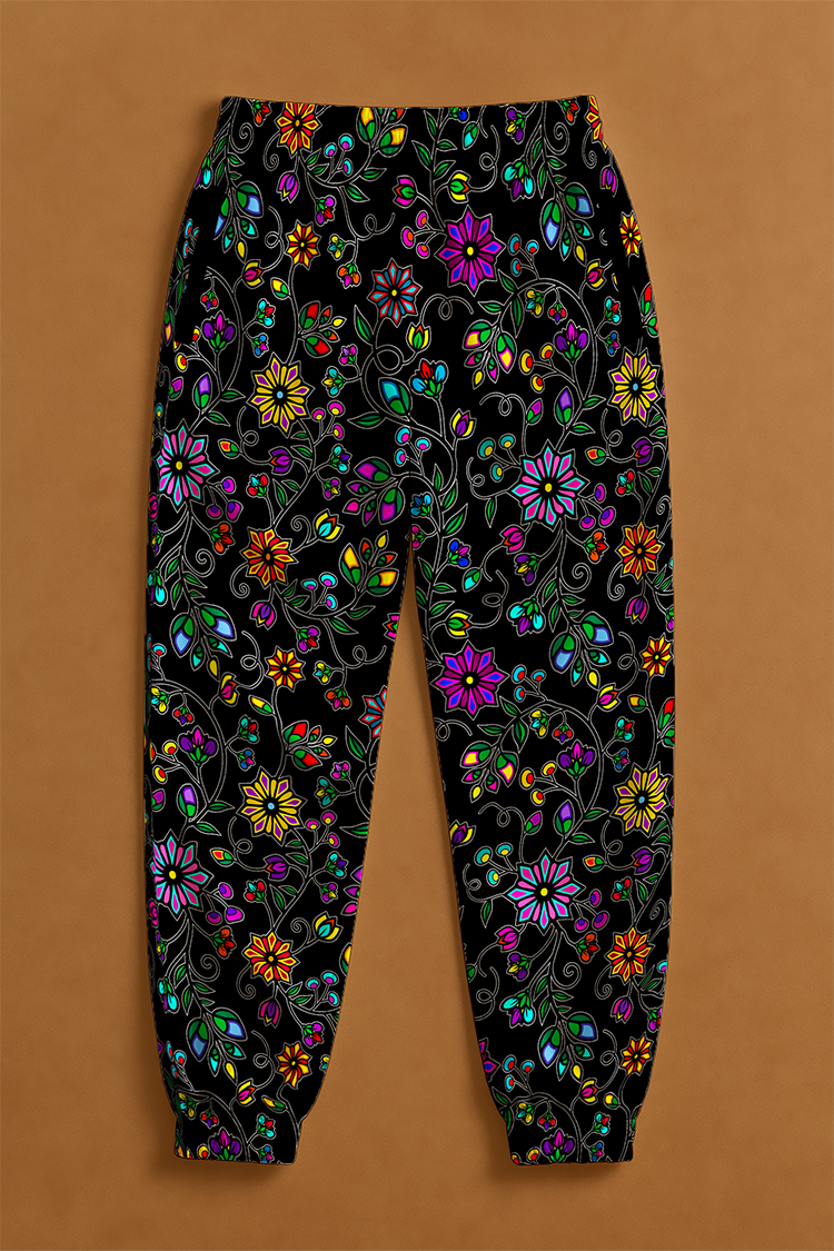 Prairie Paintbrush Black Jogger