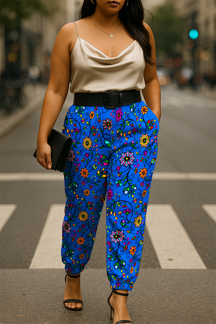 Prairie Paintbrush Blue Jogger