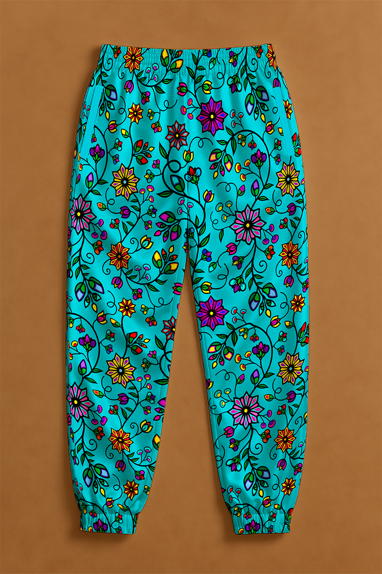 Prairie Paintbrush Cyan Jogger