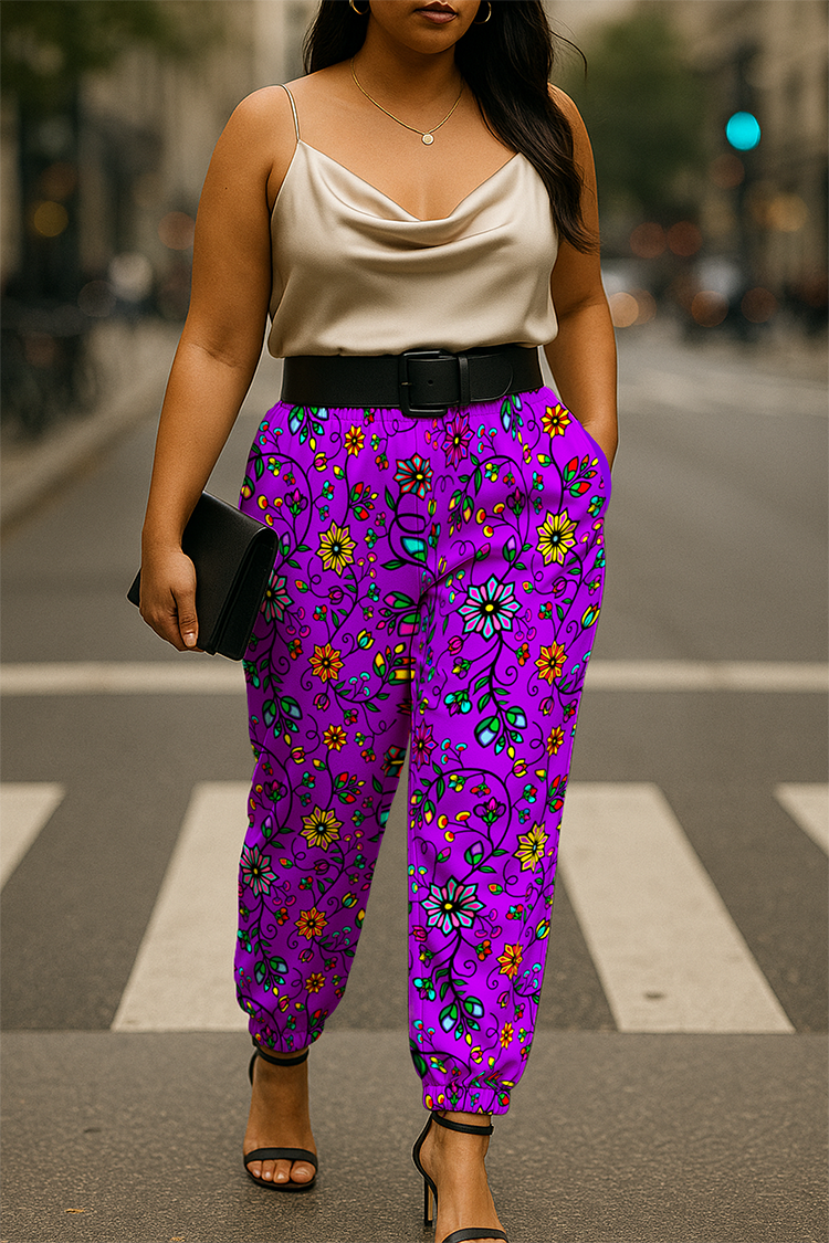 Prairie Paintbrush Purple Jogger