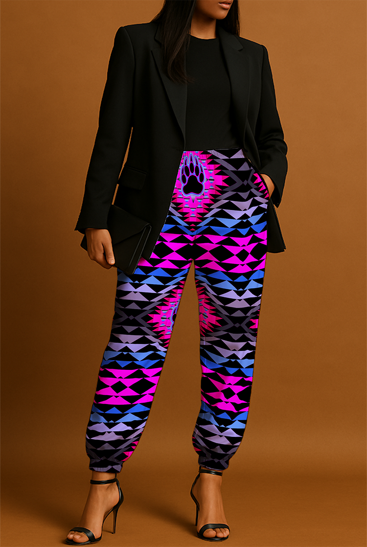 Sunset Bearpaw Blanket Pink Jogger