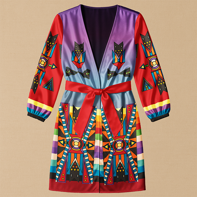 Blooming Spirit Geometric Wrap