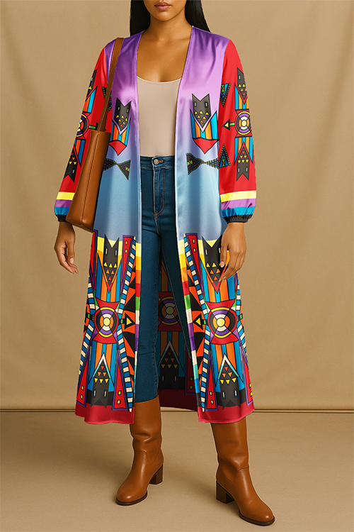 Blooming Spirit Geometric Wrap