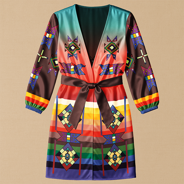 Flames of Heritage Geometric Wrap