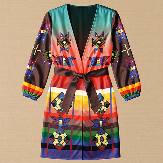 Flames of Heritage Geometric Wrap