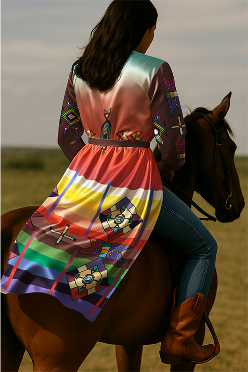 Flames of Heritage Geometric Wrap