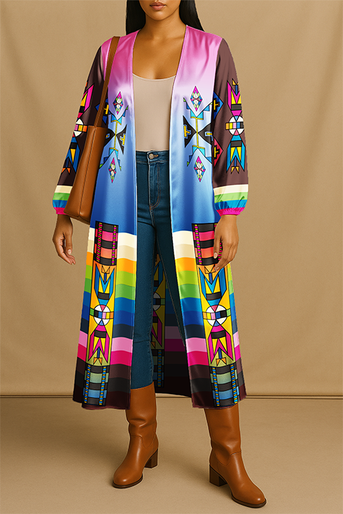 Four Directions Harmony Geometric Wrap