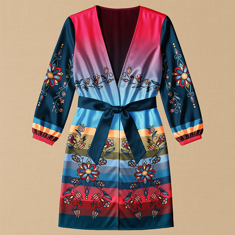 Frozen Petal Cascade Wrap