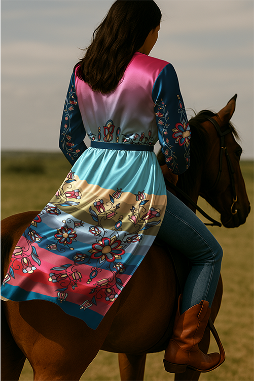 Frozen Petal Cascade Wrap