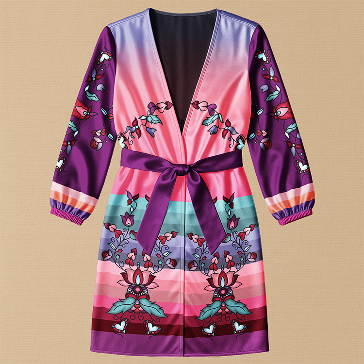 Snowlit Petal Dreams Wrap